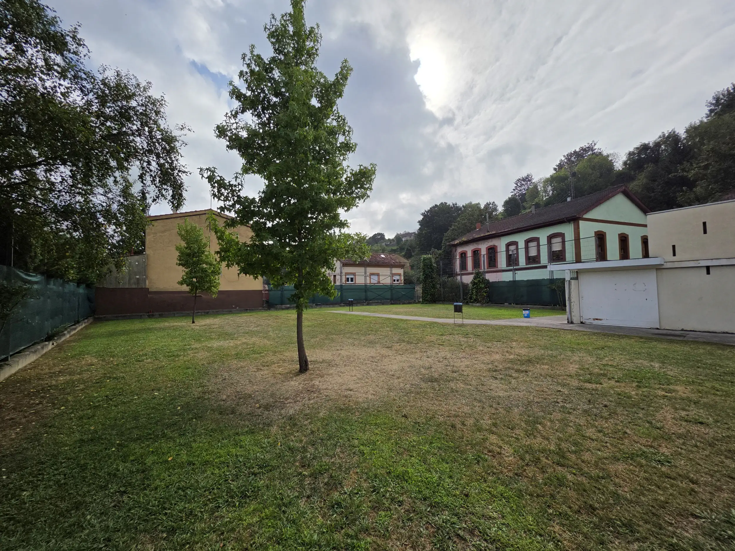 vista de la zona de playa con árboles