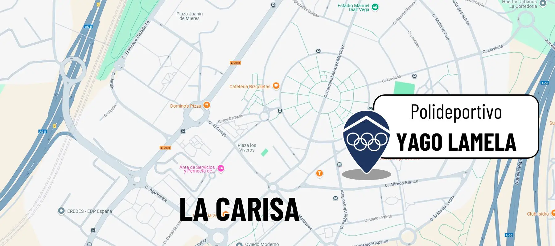 mapa de la instalación