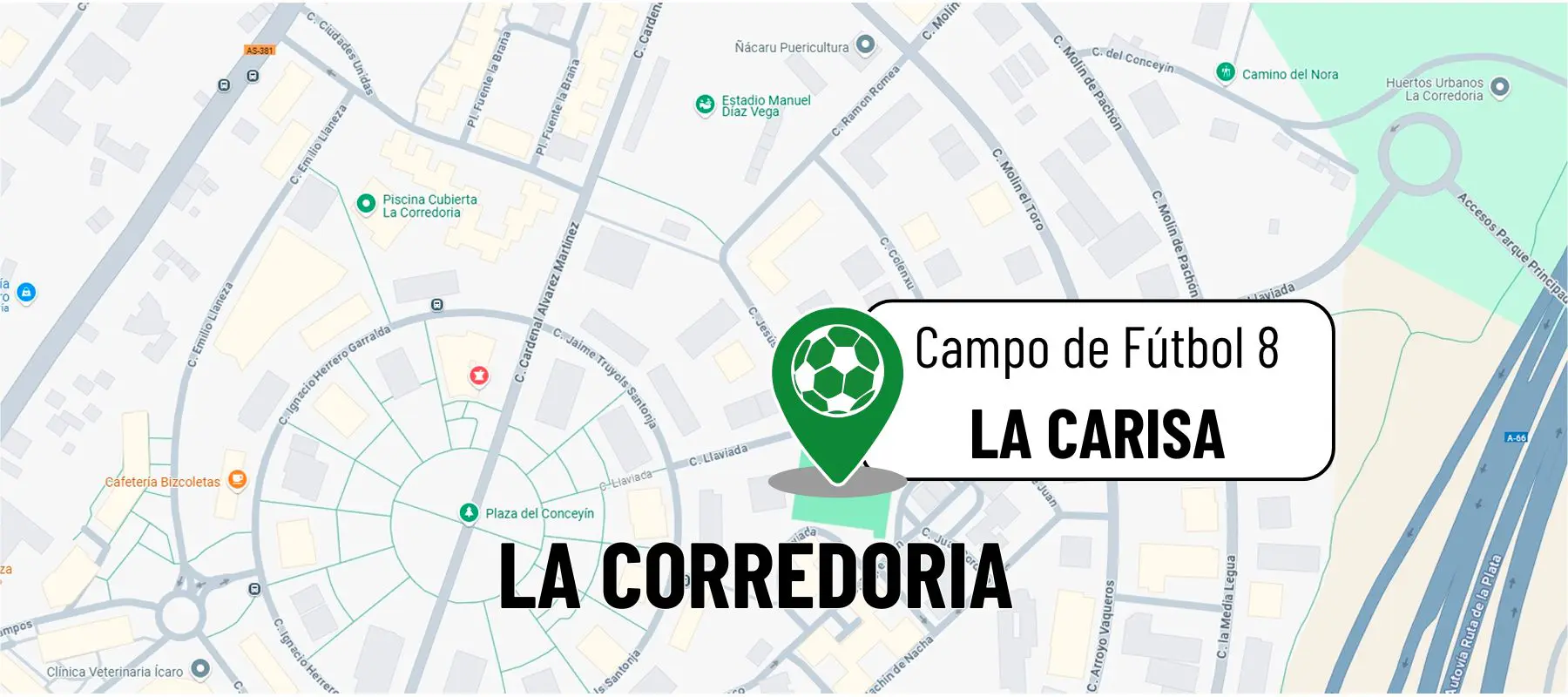 mapa de la instalación
