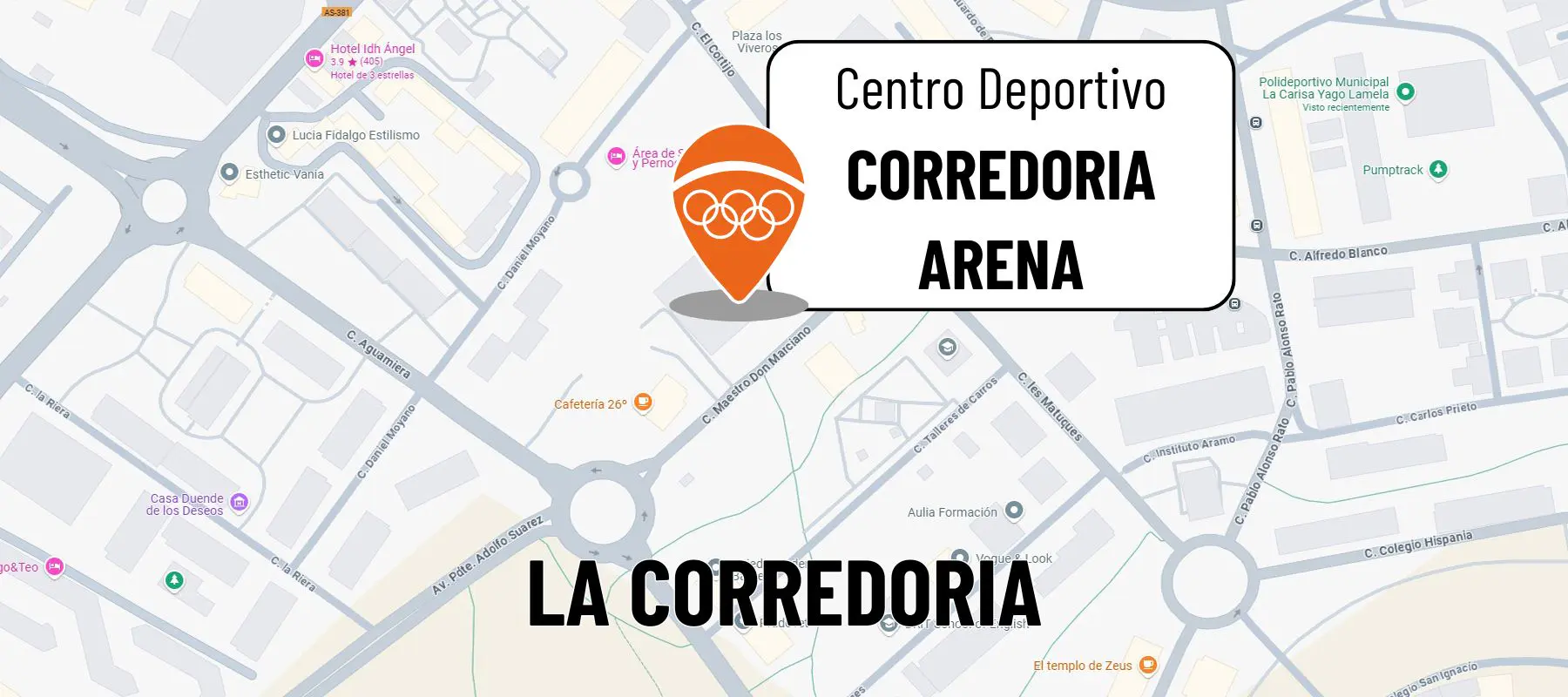 mapa de la instalación