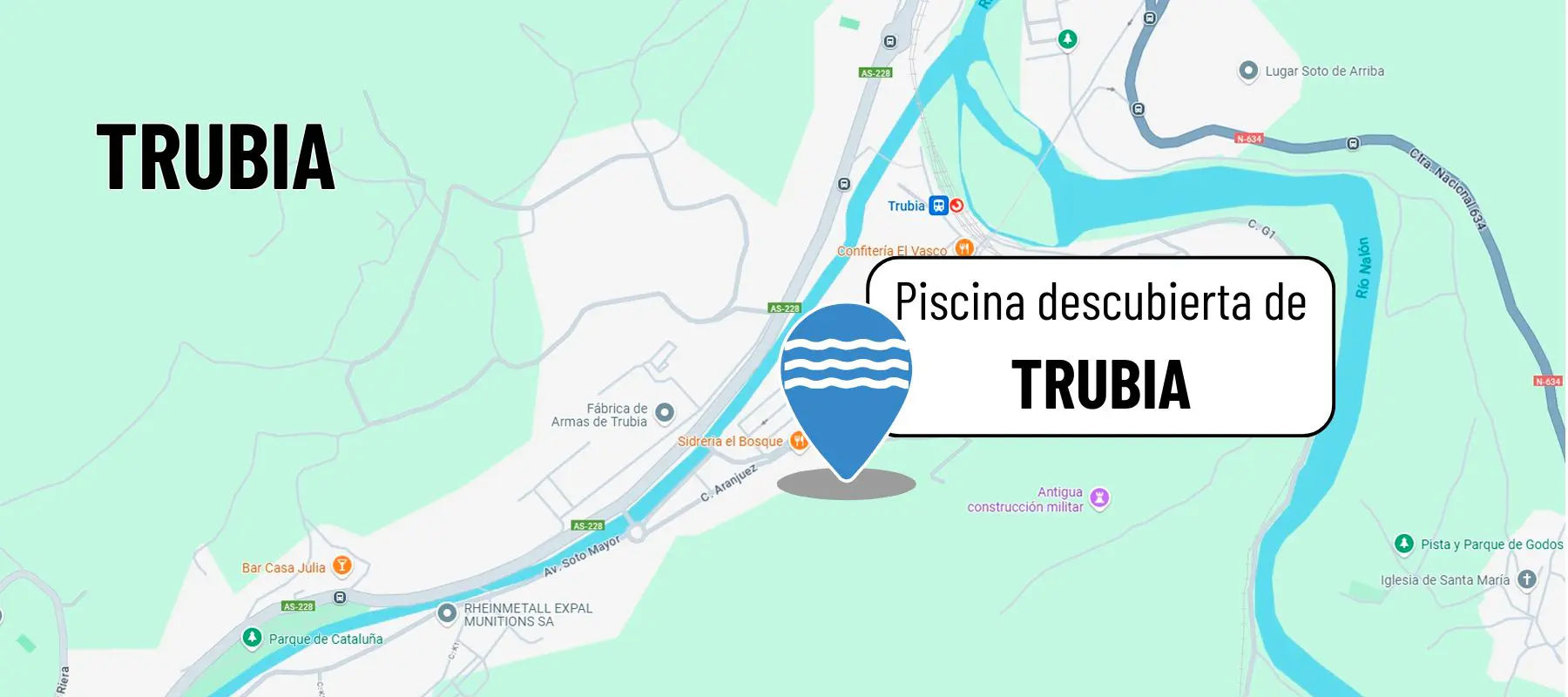 mapa de la instalación