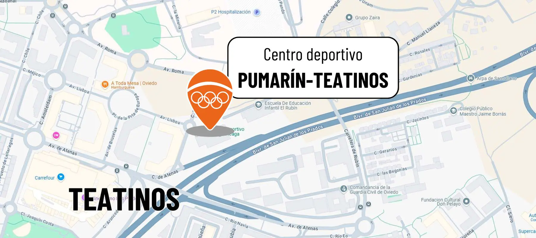 mapa de la instalación