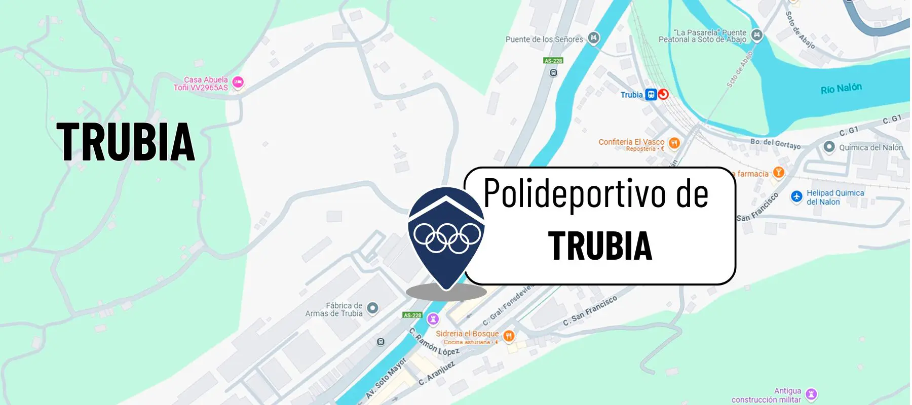 mapa de la instalación
