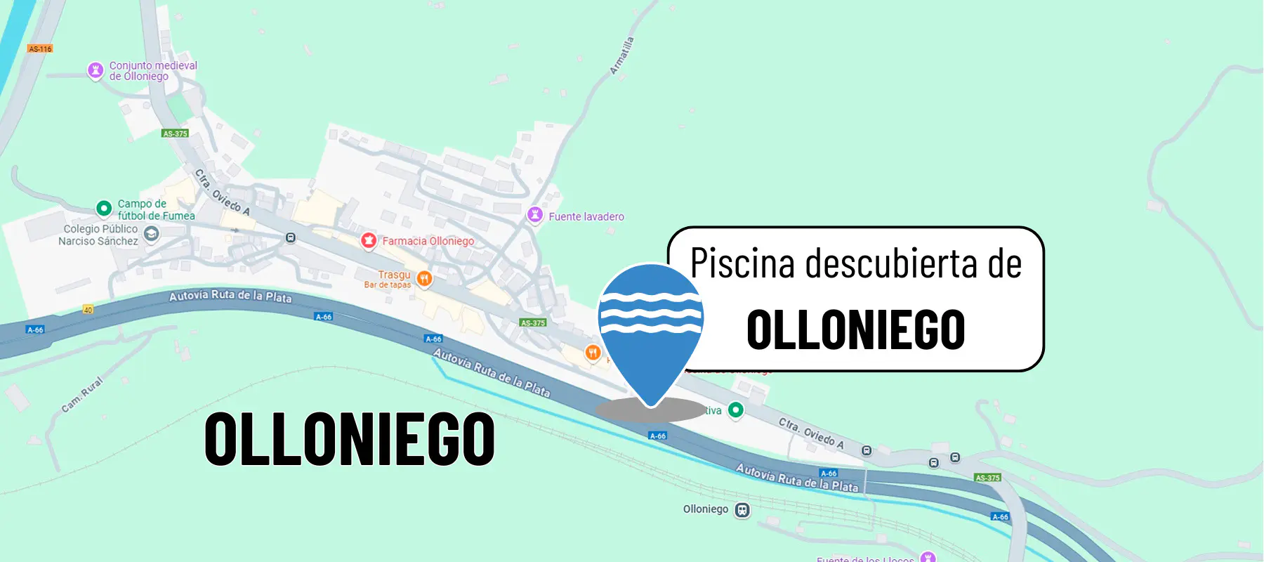 mapa de la instalación