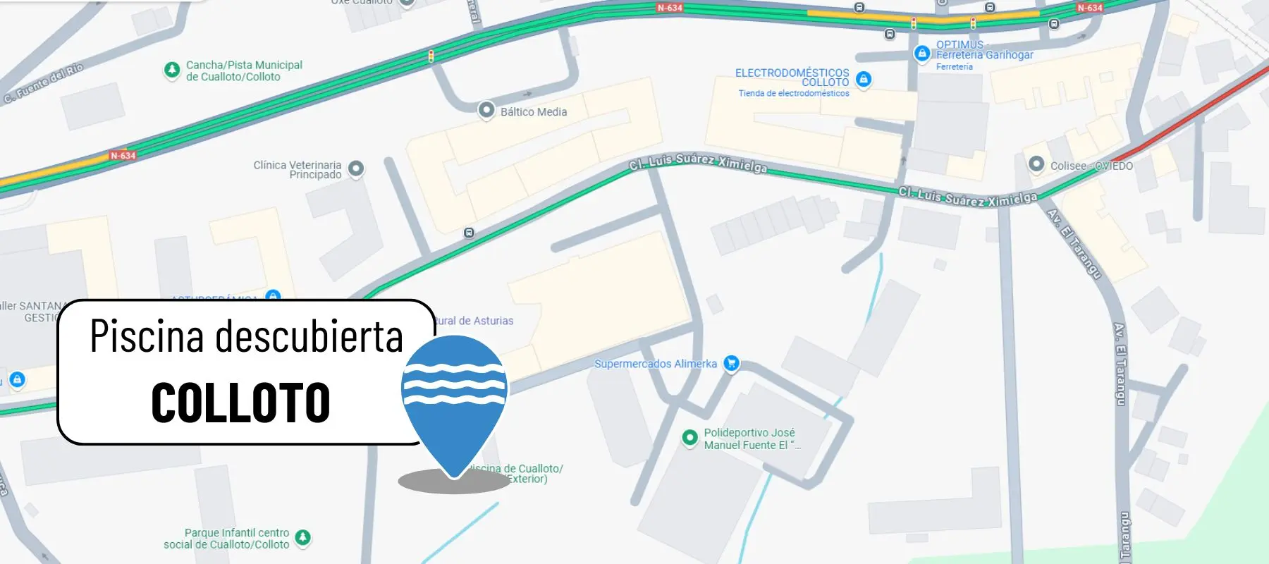 mapa de la instalación