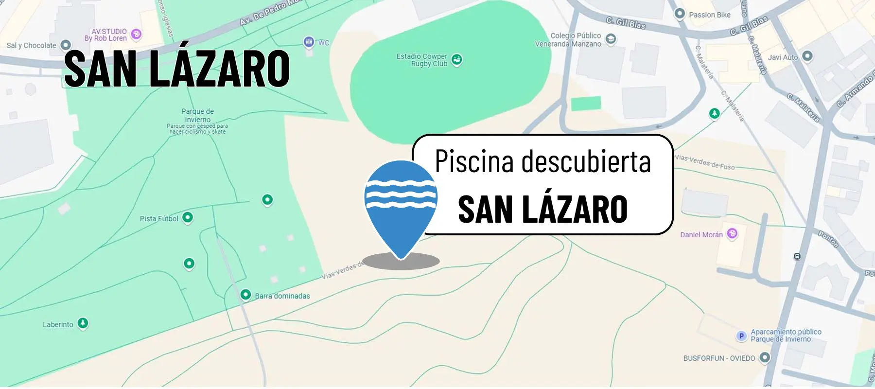 mapa de la instalación