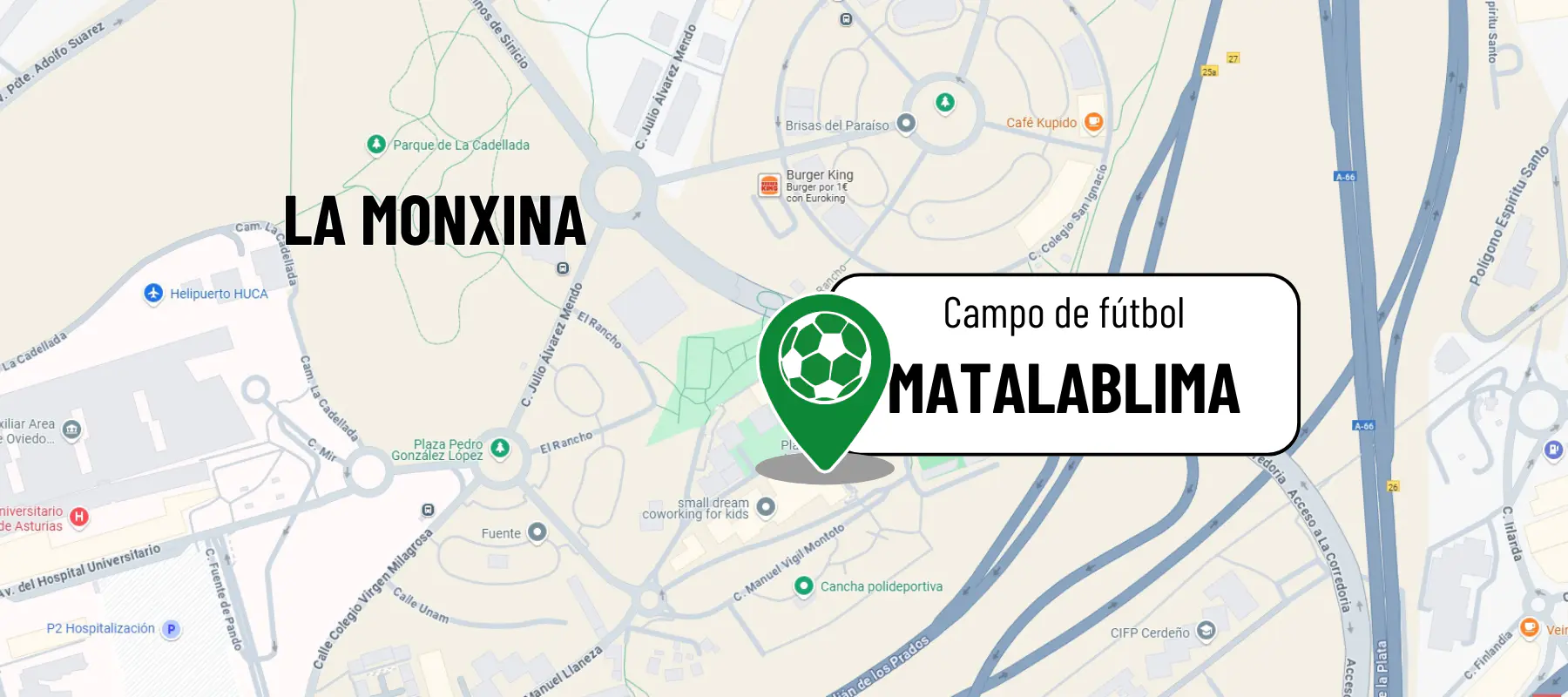 mapa de la instalación