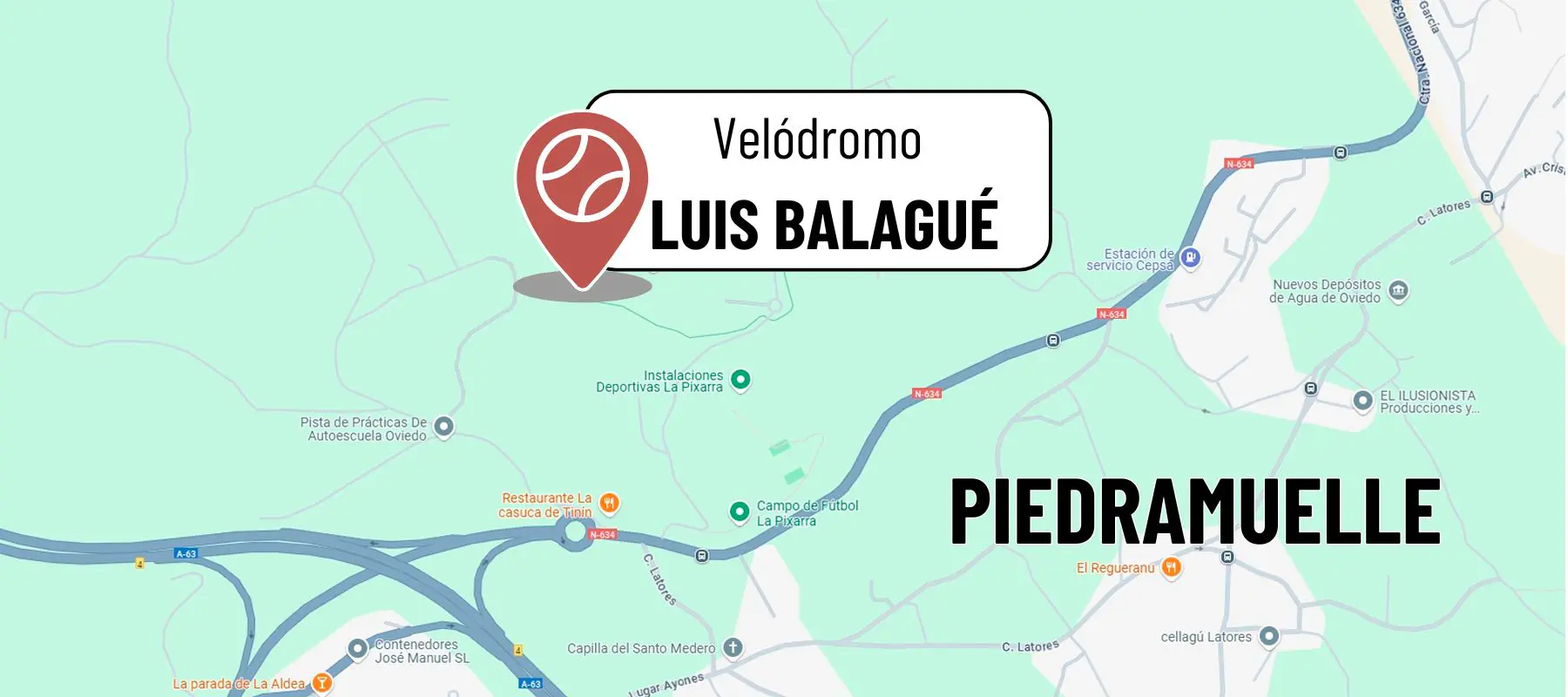 mapa de la instalación