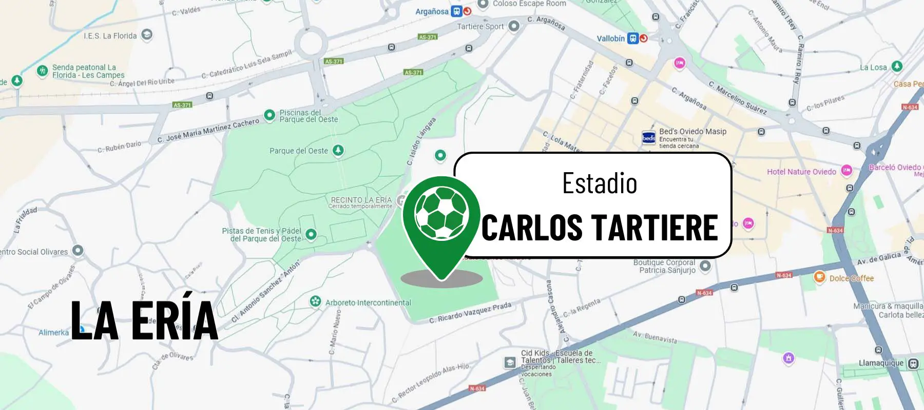 mapa de la instalación
