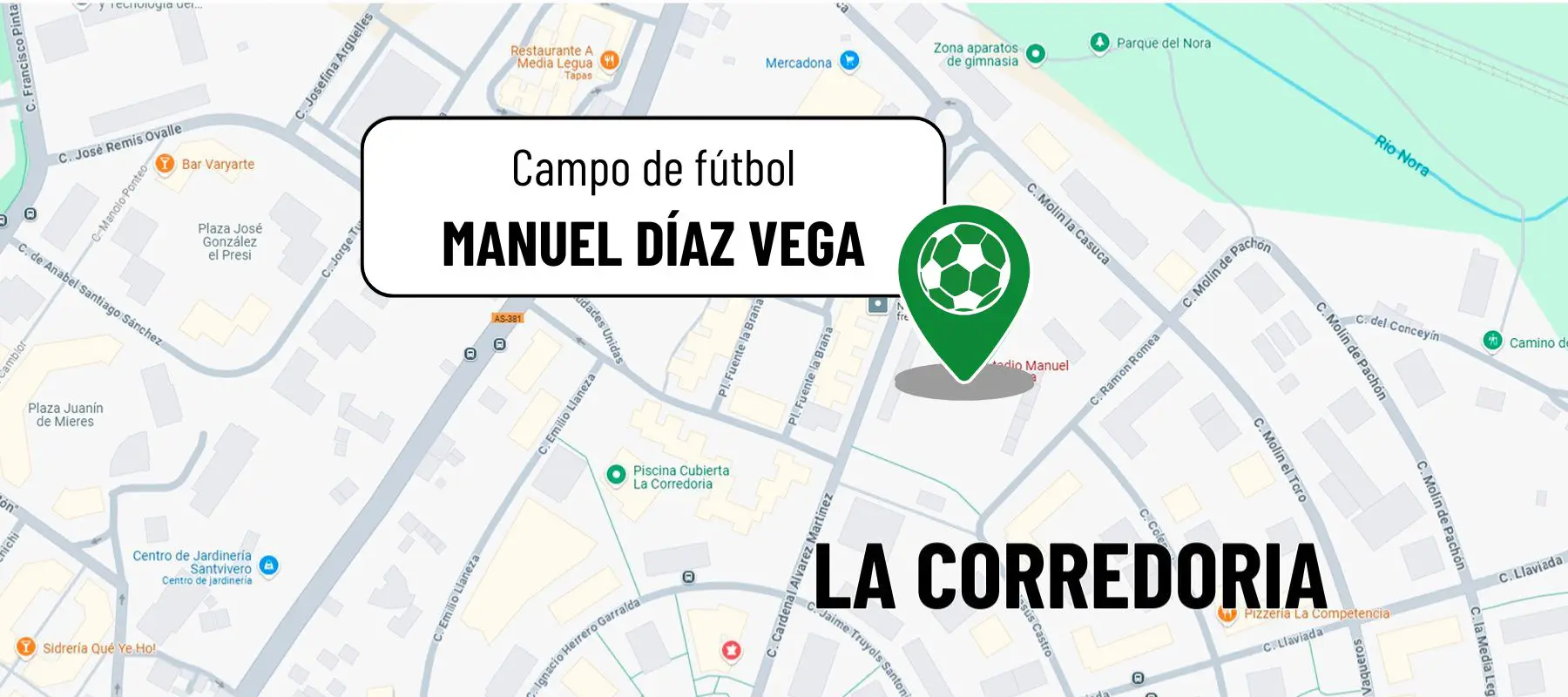 mapa de la instalación