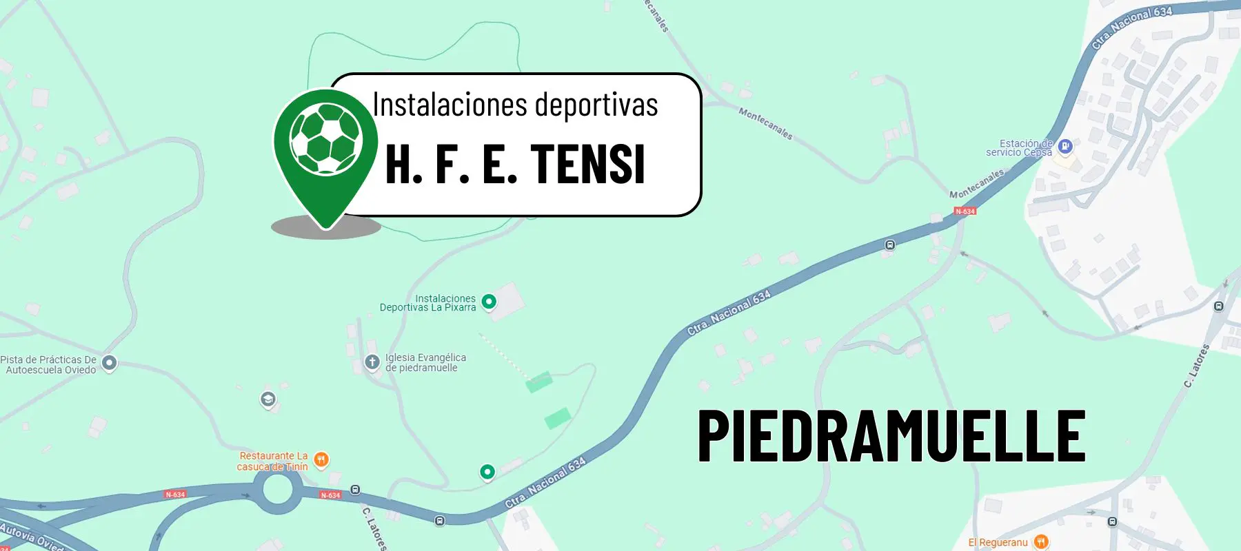 mapa de la instalación