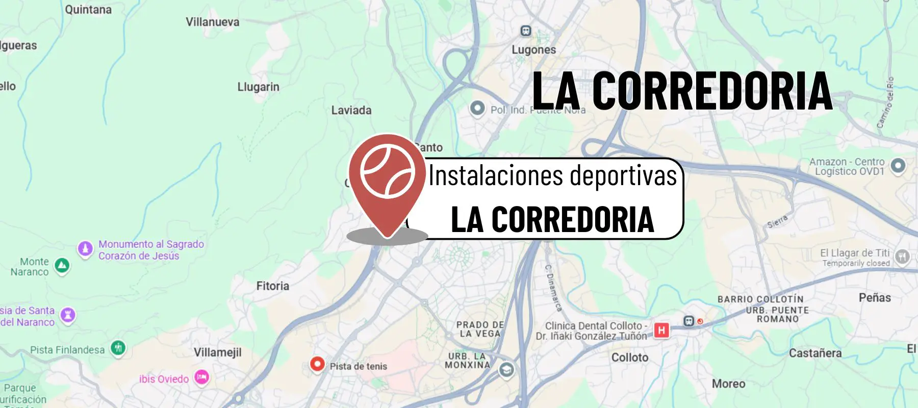 mapa de la instalación