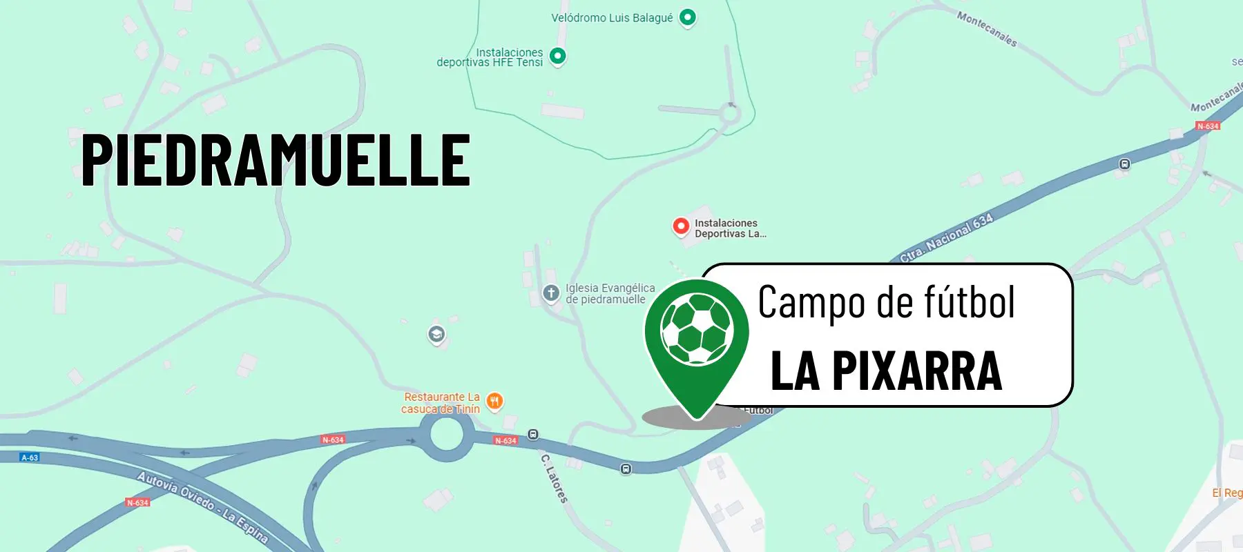 mapa de la instalación