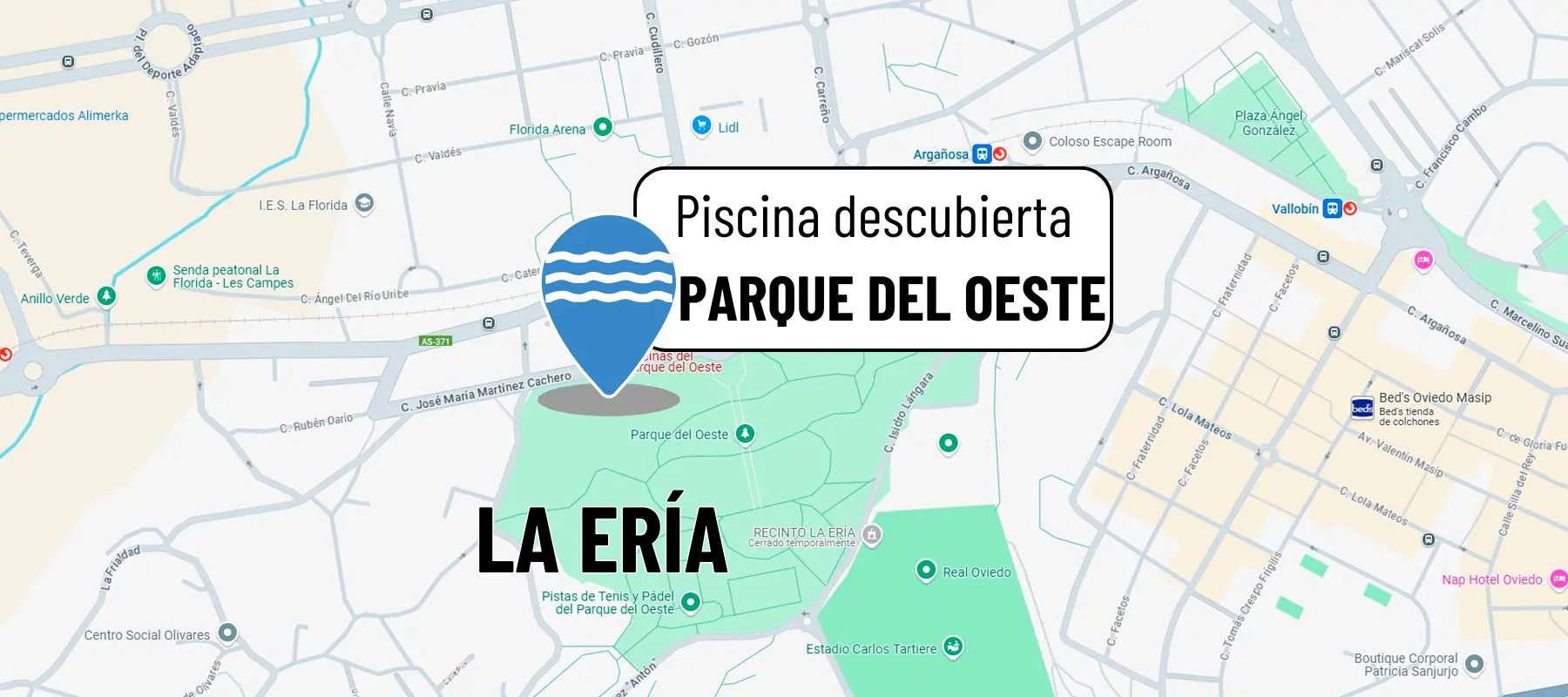 mapa de la instalación