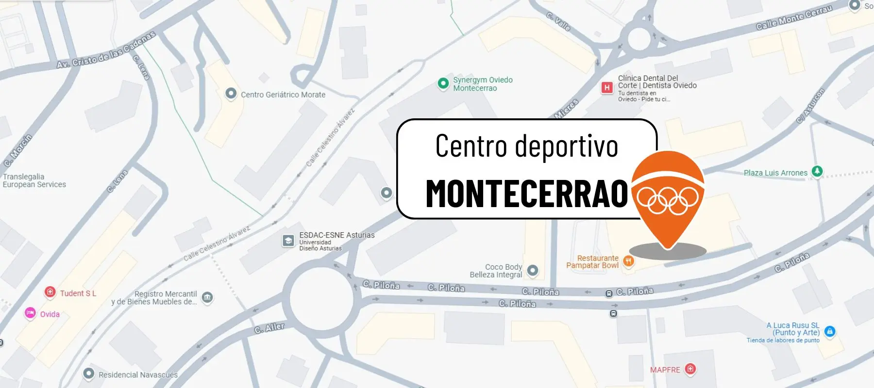 mapa de la instalación