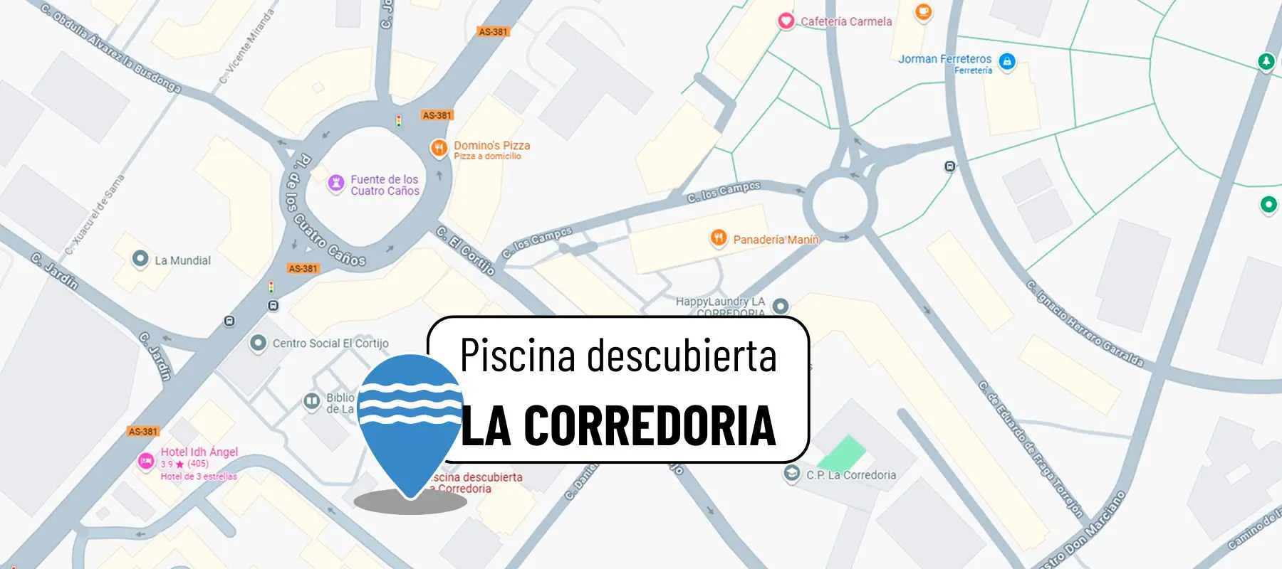 mapa de la instalación